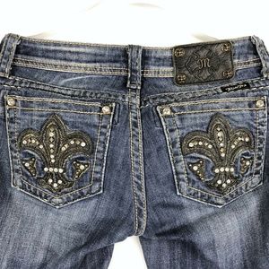 Miss Me Jeans Jy5075b3v Boot Embroidered Studs